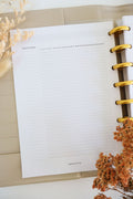 Habit tracker inserts