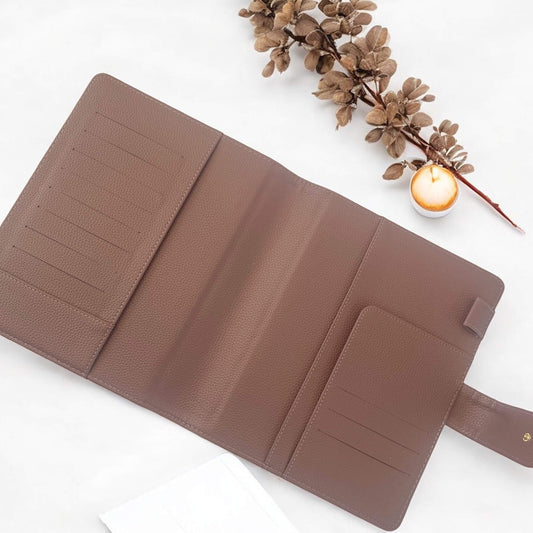 A5 | Discbound | Cover | Wrap-around | Vegan leather | MAUVE