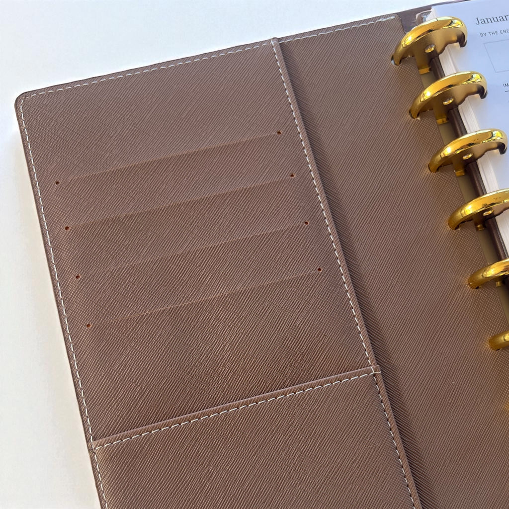 Taupe Clip-On Cover and disc set