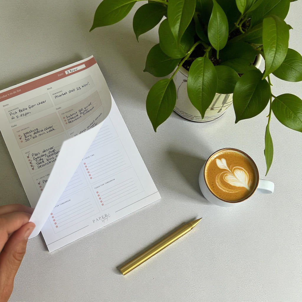 A5 tasks notepad
