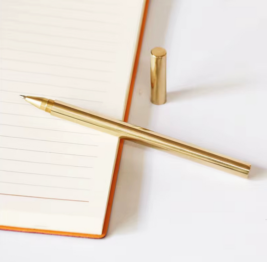Executive brass pen
