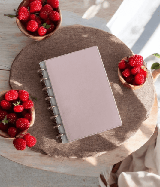 A5 | Discbound | Cover | Clip-On | Vegan leather | BLUSH PINK