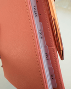 Numbered transparent divider tabs| 6 tabs