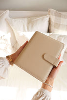 Beige starter bundle — complete discbound planner bundle, modular planner system, lifestyle photo