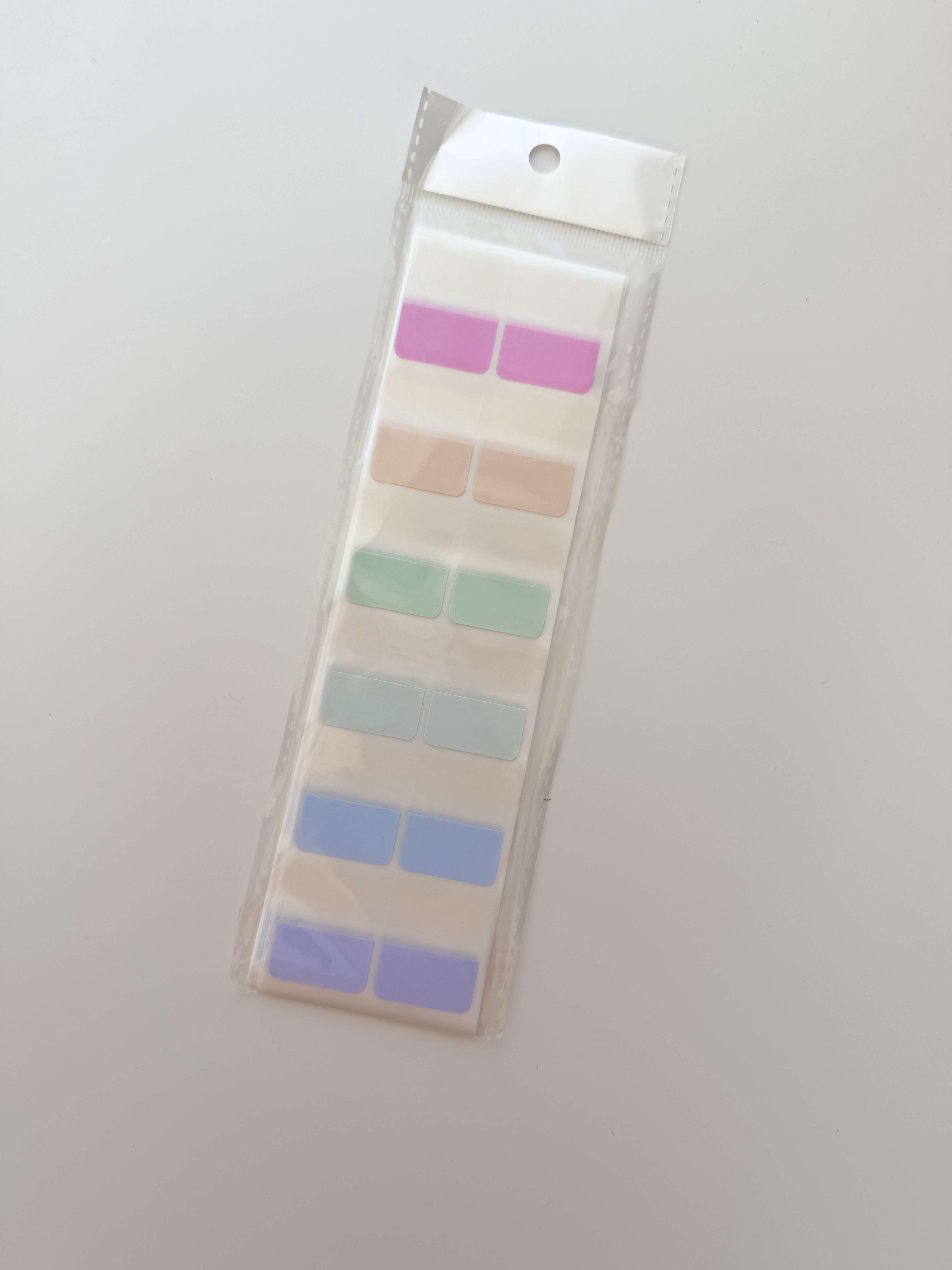 Bright page markers | 10 sheets | 120 stickers