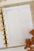Daily schedule & tasks inserts