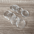 Clear Plastic Discs | 24mm