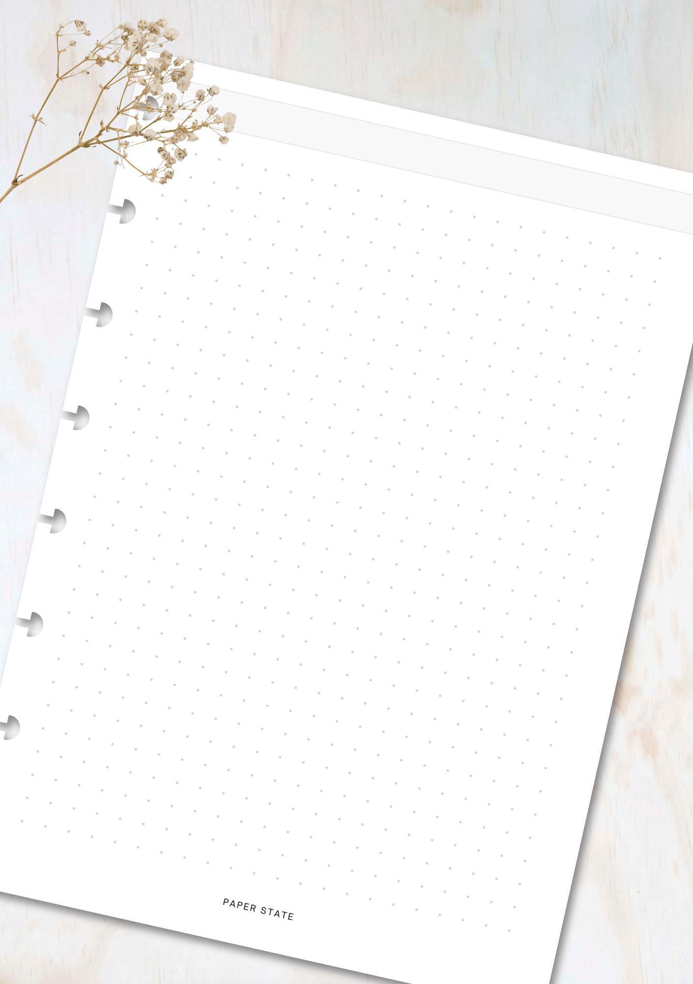 Dot grid bullet journal inserts