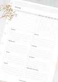 weekly task inserts