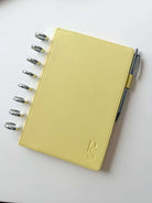 Lemon snap-on cover — discbound planner cover, additional view