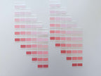 Peach gradient page markers