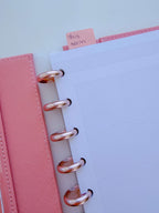 Peach gradient page markers