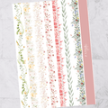 Floral borders sticker sheet
