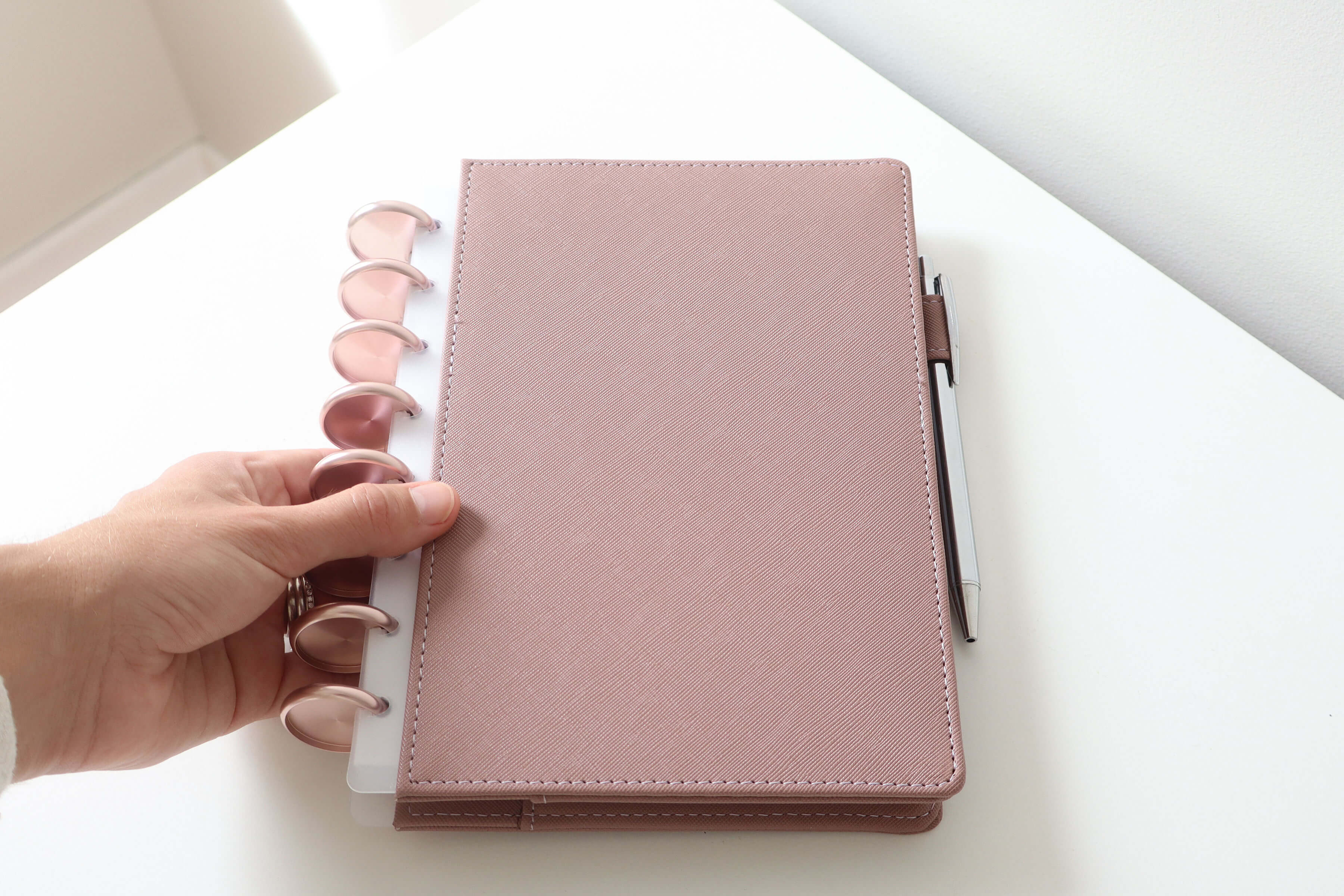Taupe starter bundle — complete discbound planner bundle, modular planner system, additional view
