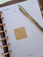 Taupe sticky notes