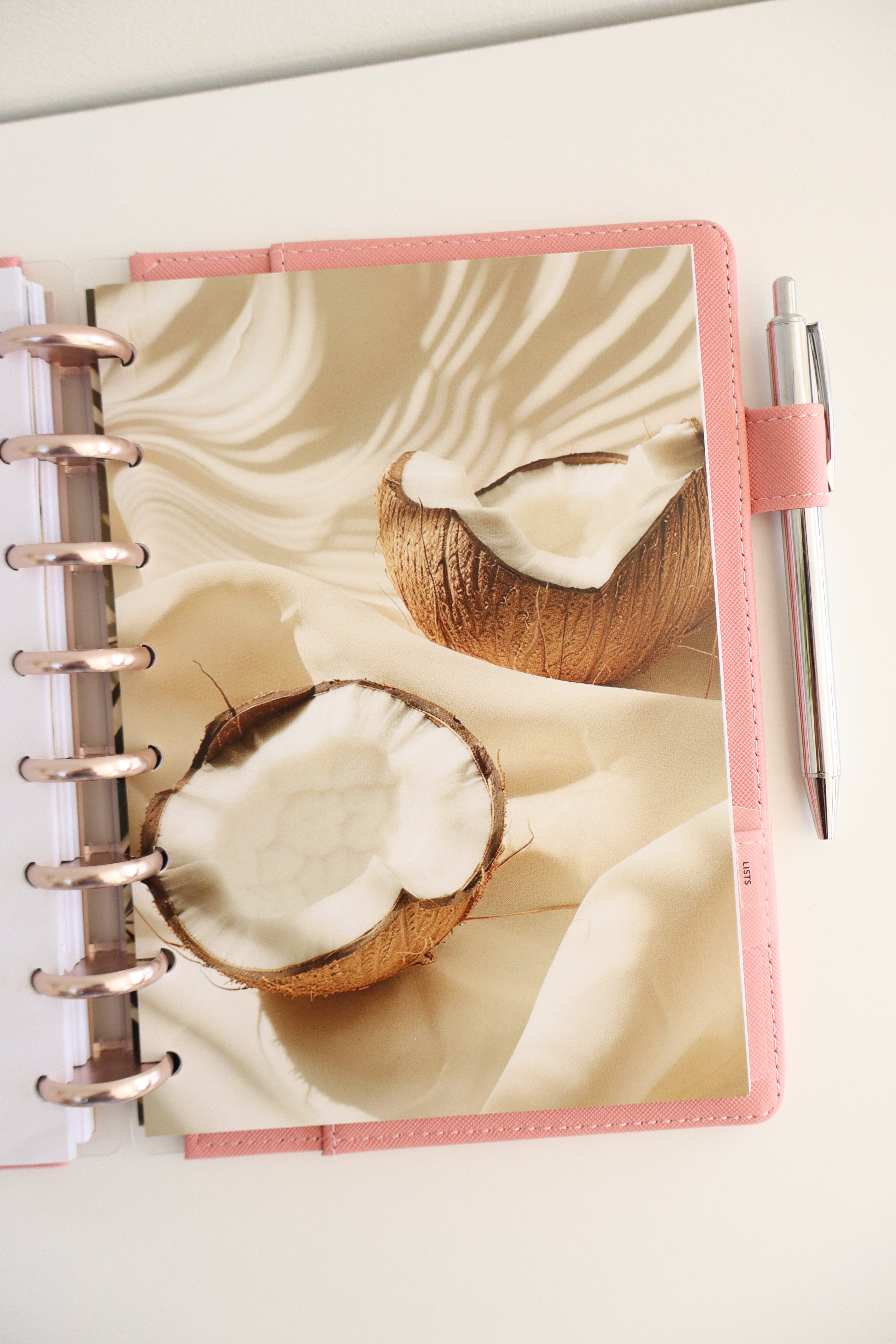 Visual Photo set of 6 — refillable A5 planner insert, lifestyle photo